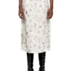 o-rchid-r1 Midi skirt in viscose with all-over print