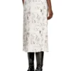 o-rchid-r1 Midi skirt in viscose with all-over print