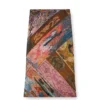 o-rchid Viscose midi skirt with Heraldic print