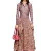 o-riella Brushed bouclé skirt with frayed hem