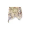 o-silla Crinkled skirt mixed medieval print