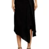 o-tali Skirt in fluid cupro with front knot
