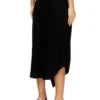 o-tali Skirt in fluid cupro with front knot