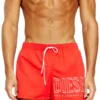 olympic-34-d-core Mid-length swim shorts with outline logo