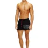 olympic-34-d-core Mid-length swim shorts with outline logo