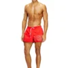 olympic-34-d-core Mid-length swim shorts with outline logo