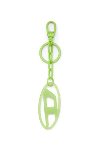 oval d charm Oval D charm/key ring in metal and resin