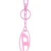 oval d charm Oval D charm/key ring in metal and resin
