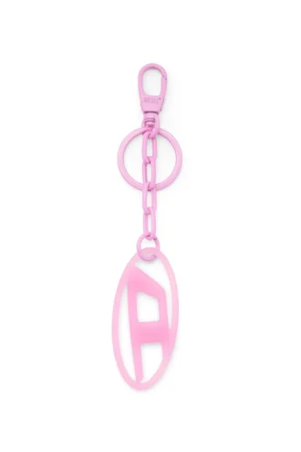 oval d charm Oval D charm/key ring in metal and resin