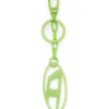 oval d charm Oval D charm/key ring in metal and resin