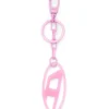 oval d charm Oval D charm/key ring in metal and resin