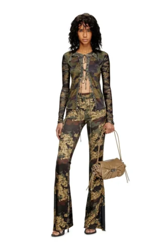 p-affal Jazz pants with mixed camo prints