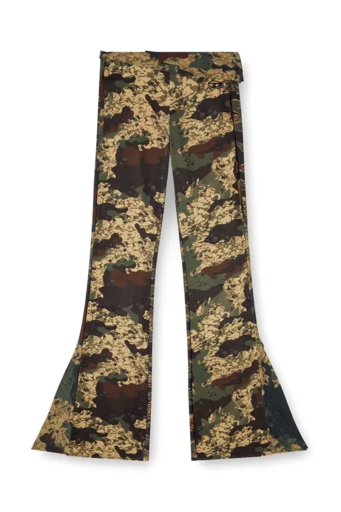 p-affal Jazz pants with mixed camo prints