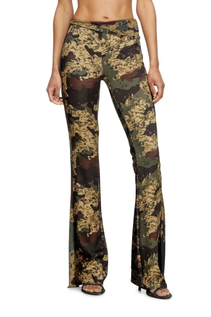 p-affal Jazz pants with mixed camo prints