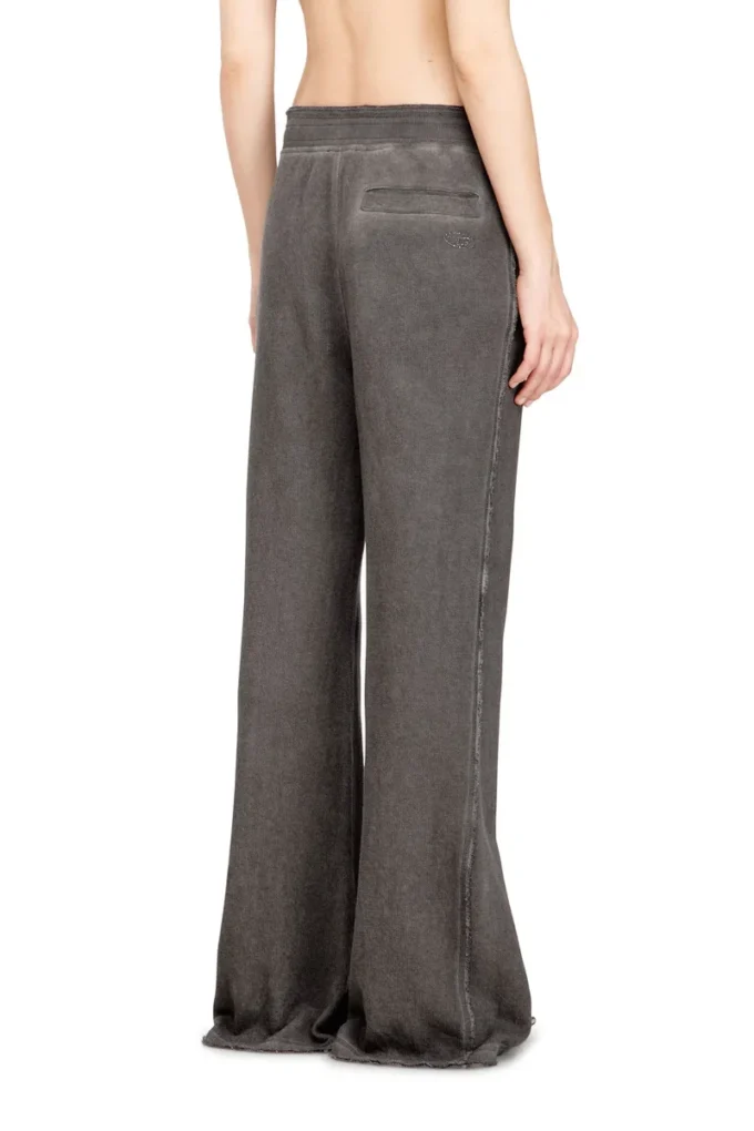 p-anta Cotton pants with prints and studs