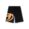 p-crow-bleach Sweat shorts with bleached logo