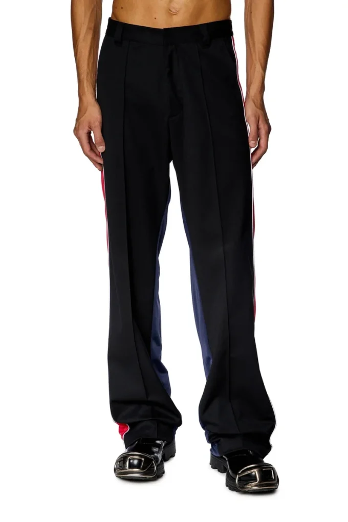 p-devlin Hybrid pants in cool wool and tech jersey
