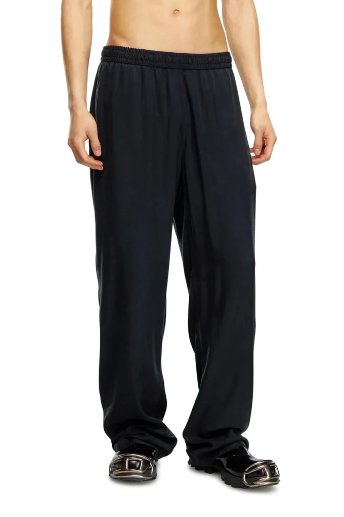 p-dreyer-c Drawstring pants in faded twill