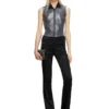 p-ebbey 5-pocket pants in stretch satin