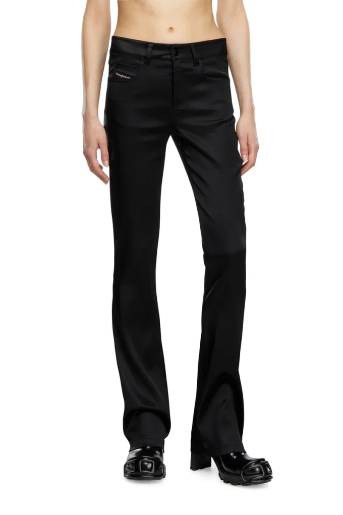 p-ebbey 5-pocket pants in stretch satin