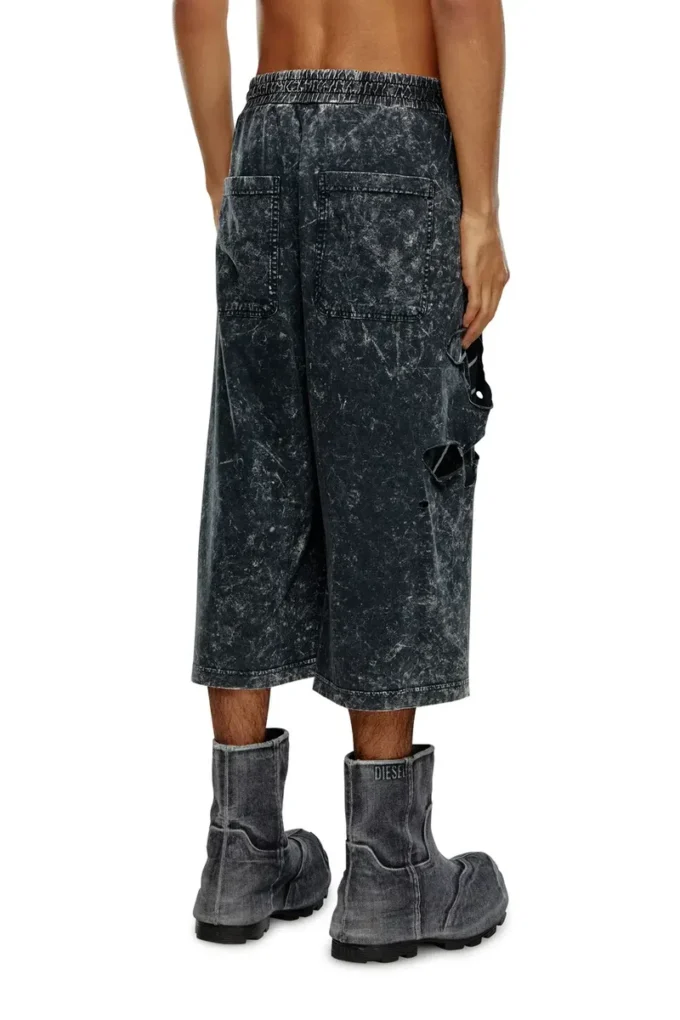 p-eckyo-peeloval Oval D pants in marble jersey