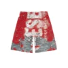 p-eel Logo shorts in destroyed jersey