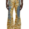 p-fro-dev Camo pants with peel-off muslin