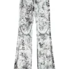 p-gen Treated leather pants