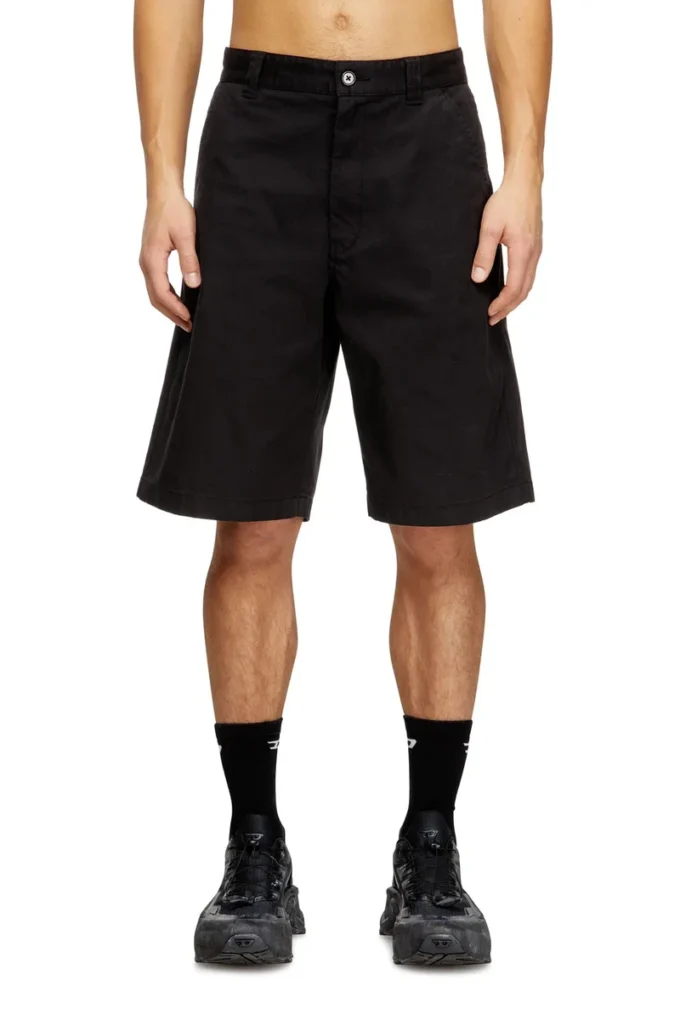 p-hant-chino-short-epch Cotton shorts with stonewash treatment