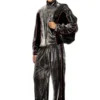 p-hay Track pants in treated velvet