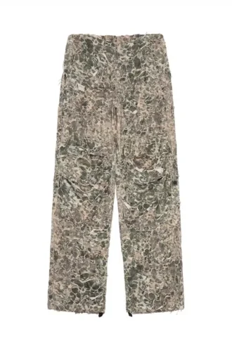 p-hokney Camo pants with destroyed finish
