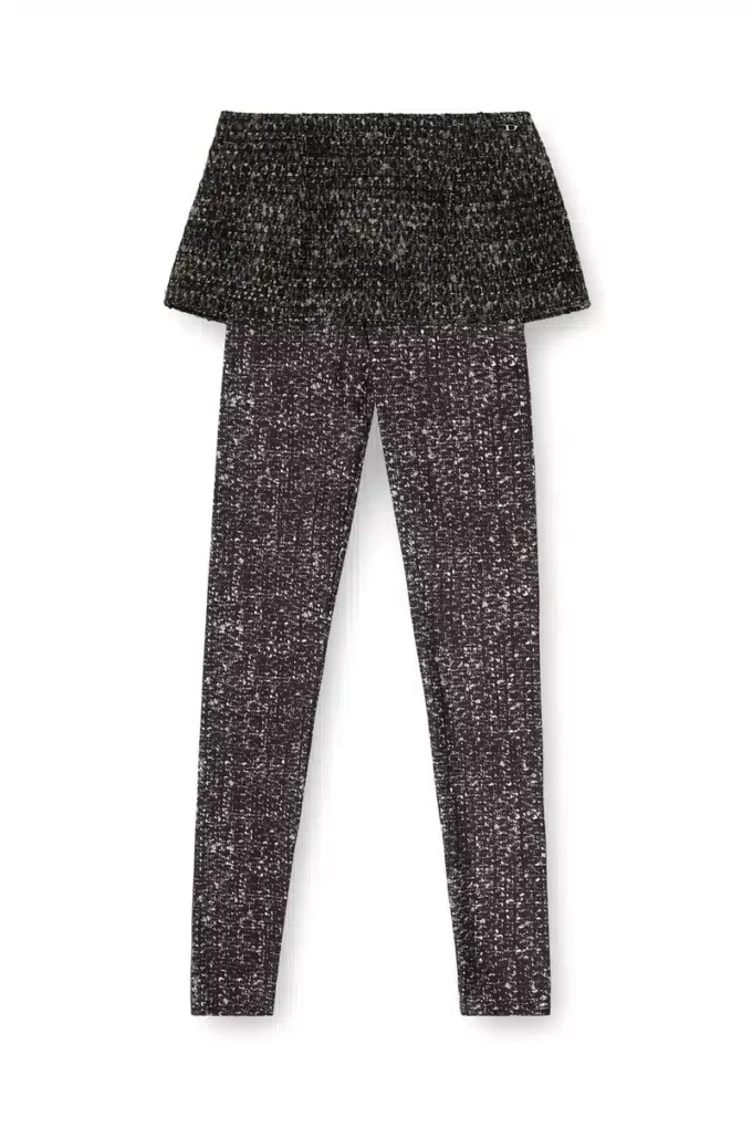 p-hour Bouclé skirt with leggings
