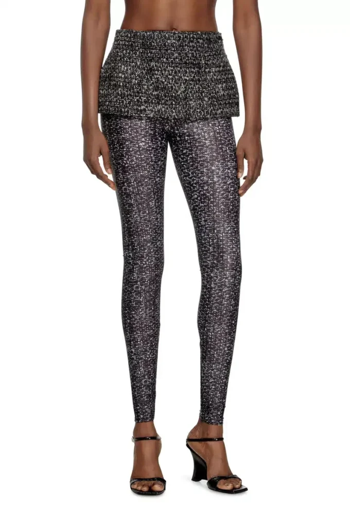 p-hour Bouclé skirt with leggings