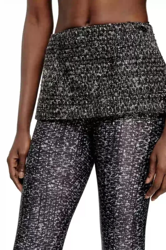p-hour Bouclé skirt with leggings