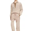 p-iusko-ag Washed nylon pants with side bands
