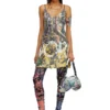 p-koll-dev Destroyed tights with cinema prints