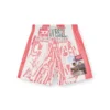 p-kurt Striped shorts with photo patches