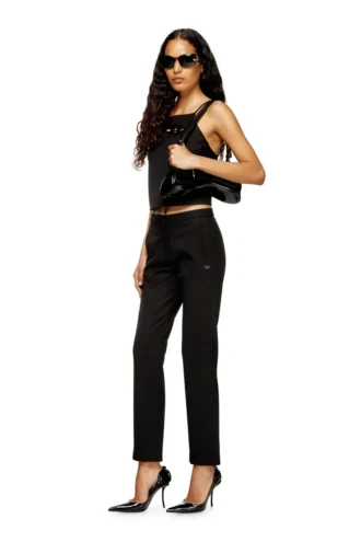 p-lacer-r2 Wool blend pants with welt pockets