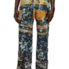 p-leopes-peel Destroyed pants with cinema prints