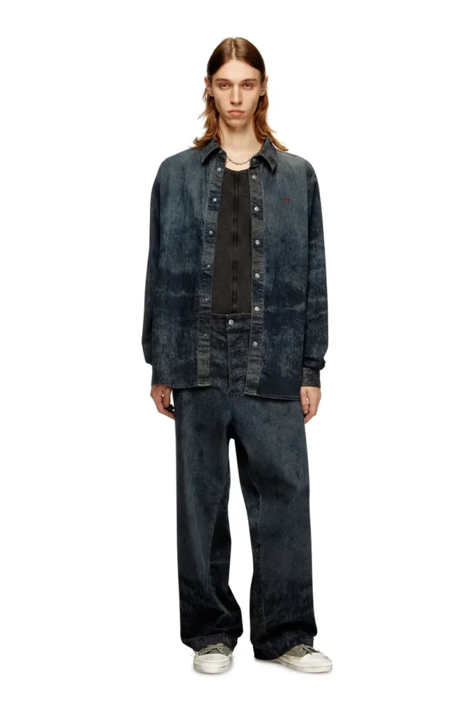p-livery-b Utility pants in cotton blend