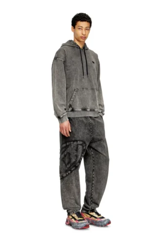p-marky-den Organic cotton sweatpants with Oval D patch