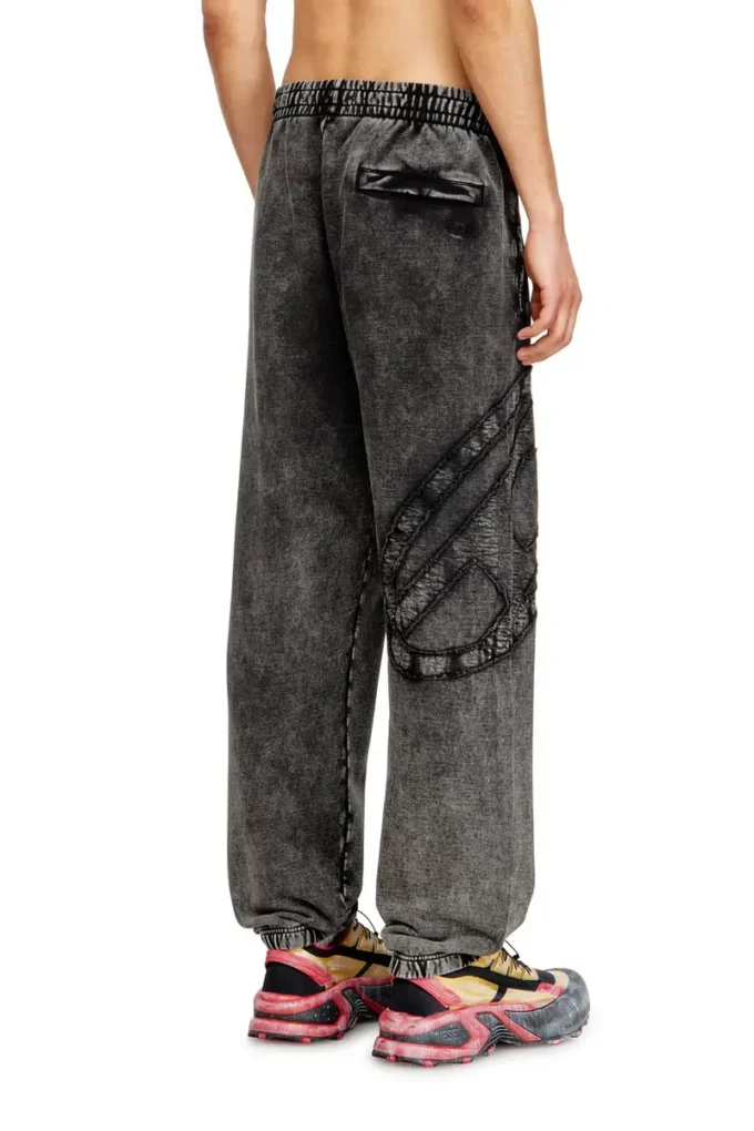 p-marky-den Organic cotton sweatpants with Oval D patch