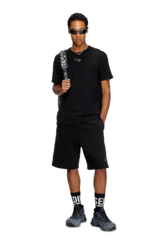p-marshy-od Sweat shorts with silver Oval D