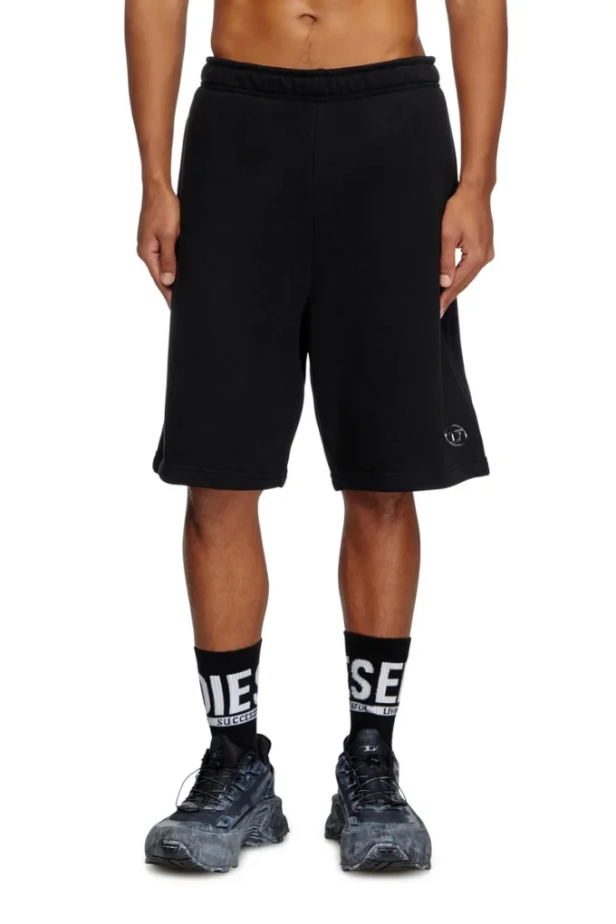 p-marshy-od Sweat shorts with silver Oval D