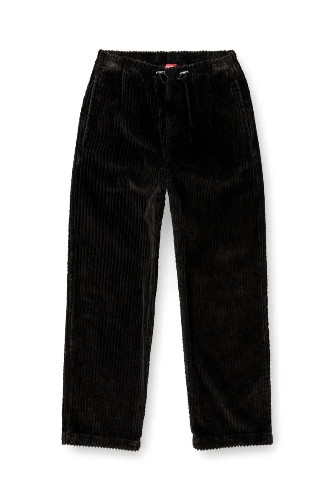 p-martial Corduroy pants with drawstring