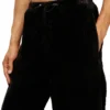 p-martial Corduroy pants with drawstring