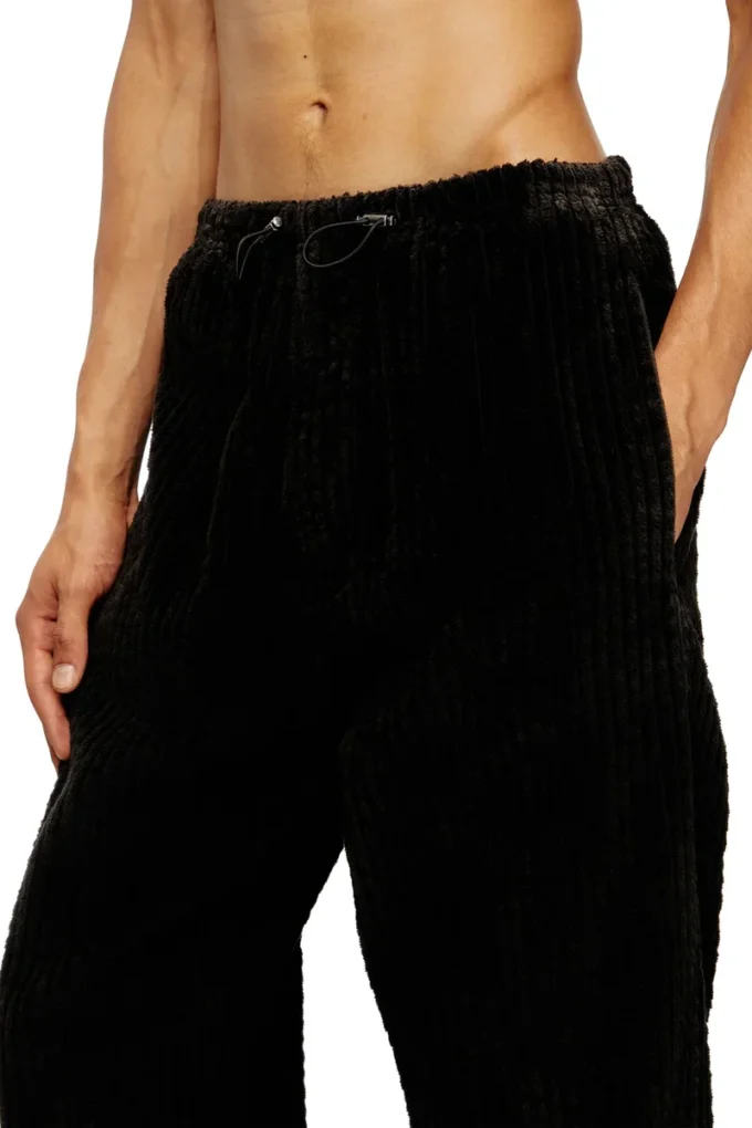 p-martial Corduroy pants with drawstring