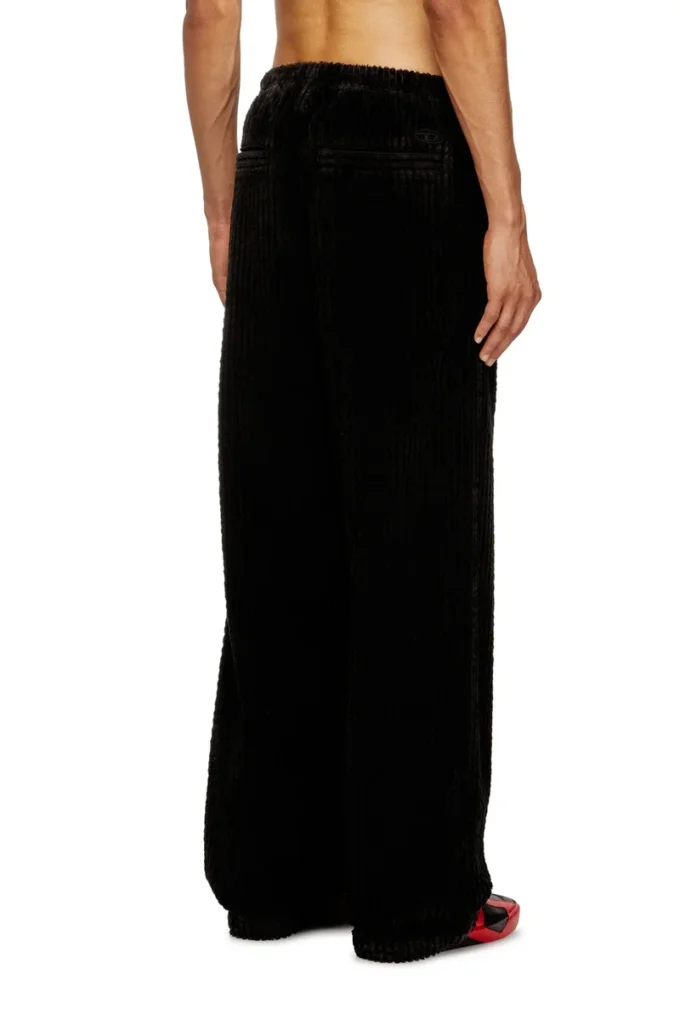 p-martial Corduroy pants with drawstring