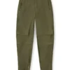 p-stitch Cotton cargo pants with side bands
