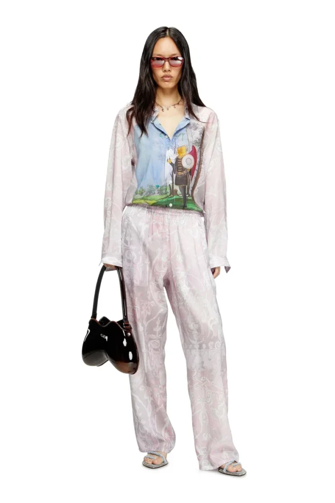 p-theck-a-ajfw Track pants with medieval print